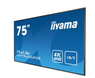 iiyama 74,5'' PROLITE LH7542UHS-B3 Czarny - 1375289 - zdjęcie 6